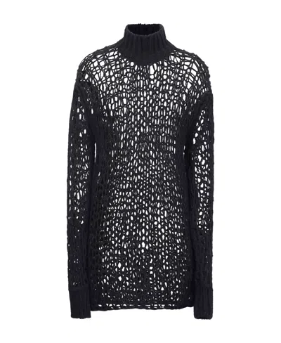 ANN DEMEULEMEESTER ANN DEMEULEMEESTER CUT-OUT KNITTED JUMPER