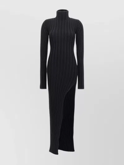 ANN DEMEULEMEESTER 'CYNTIA' RIBBED TEXTURE DRESS