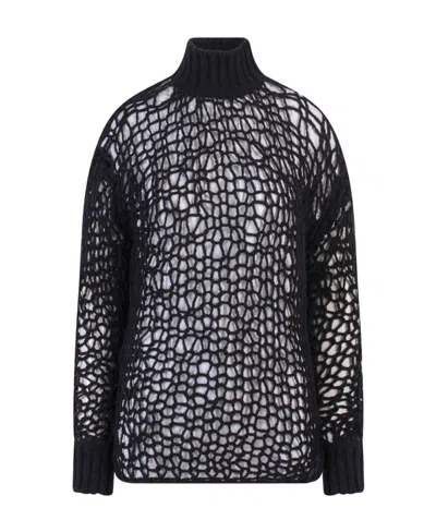 ANN DEMEULEMEESTER ANN DEMEULEMEESTER HIGH-NECK KNITTED JUMPER