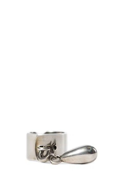 ANN DEMEULEMEESTER AURELIE LOCK RING WITH PEARL