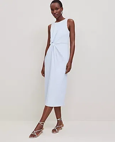 ANN TAYLOR CREPE TWIST SHEATH DRESS