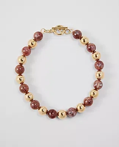 ANN TAYLOR ITALIAN COLLECTION ENAMEL AND METAL BALL NECKLACE