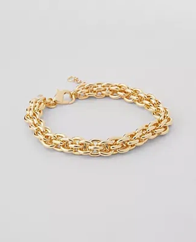 ANN TAYLOR METAL CHAIN CHUNKY BRACELET