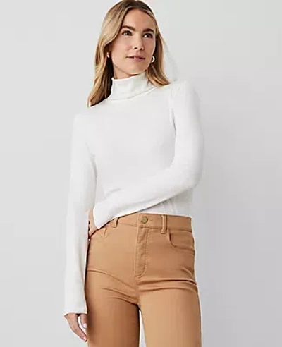 ANN TAYLOR PETITE WEEKEND COLLECTION TURTLENECK TOP