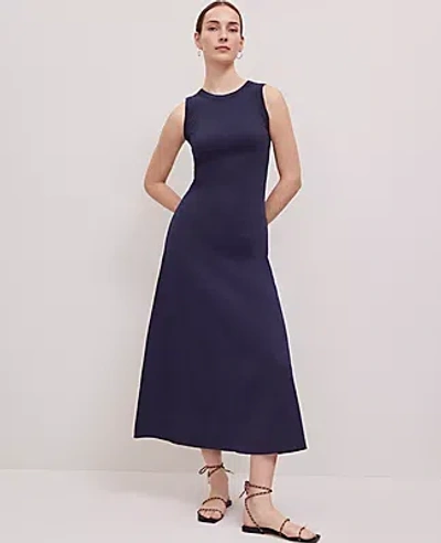 ANN TAYLOR PETITE WEEKEND COLLECTION FLUTED MAXI DRESS