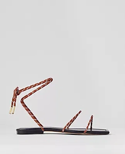 ANN TAYLOR WEEKEND COLLECTION STRAPPY BUNGEE CORD SANDALS
