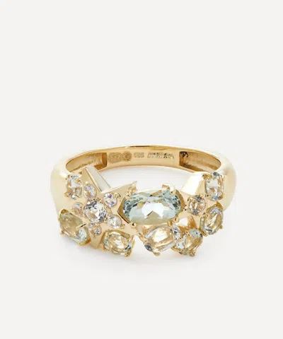 ANNA + NINA ANNA + NINA 14CT GOLD METEORIC SHOWER RING