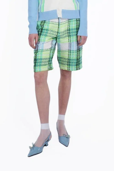 ANNA SUI ANNA SUI CAPRI PLAID SHORTS