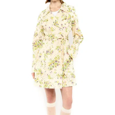 ANNA SUI ANNA SUI ROSIES POSIES EYELET TRENCH COAT