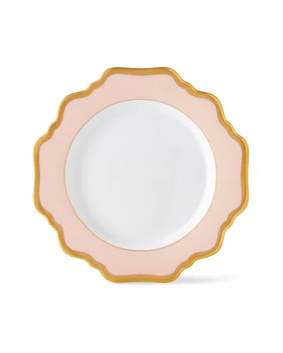 ANNA WEATHERLEY DUSTY ROSE RIMMED BREAD & BUTTER PLATE