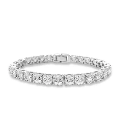 ANNA ZUCKERMAN ANNA ZUCKERMAN LUXE G COLOR 15 CARAT TENNIS BRACELET FOUR PRONG BRACELET