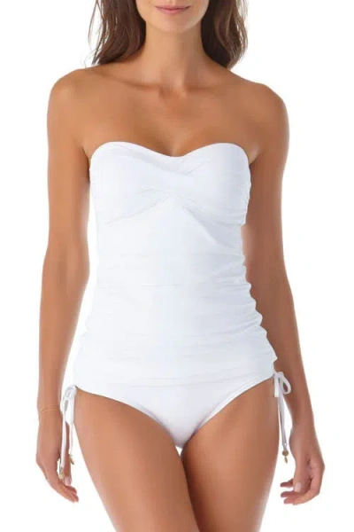 ANNE COLE TWIST FRONT BANDEAUKINI SWIM TOP