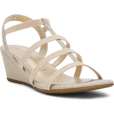 ANNE KLEIN ANNE KLEIN BIJOU STRAPPY WEDGE SANDAL
