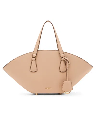 ANNE KLEIN CURVED SMALL CONVERTIBLE STRAP TOTE BAG