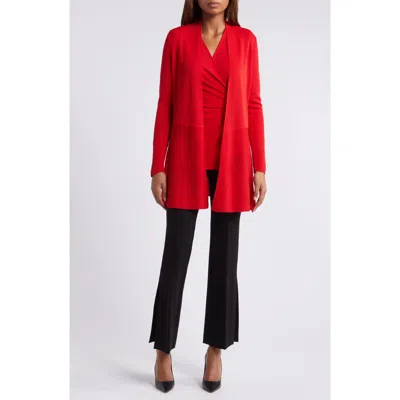 ANNE KLEIN ANNE KLEIN MONTEREY PEPLUM CARDIGAN