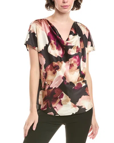ANNE KLEIN PRINTED BLOUSE