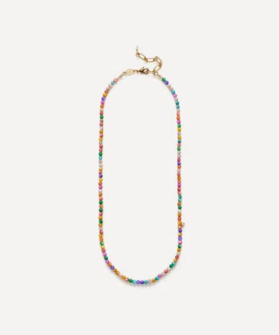 ANNI LU ANNI LU 18CT GOLD-PLATED CARNIVAL BEAD NECKLACE
