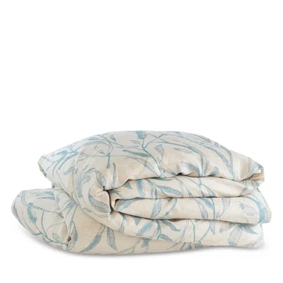 ANNIE SELKE MARGOT BOTANICAL LINEN BLEND DUVET COVER, KING
