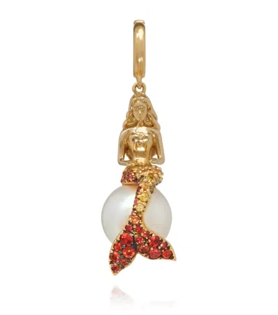 ANNOUSHKA X THE VAMPIRE'S WIFE YELLOW GOLD MERMAIDS CHARM