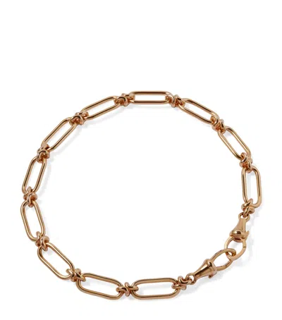 ANNOUSHKA ANNOUSHKA YELLOW GOLD KNUCKLE BOLD LINK CHAIN BRACELET