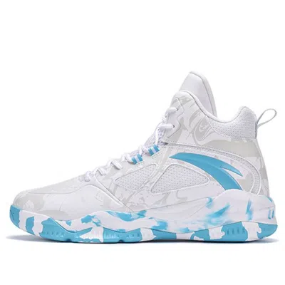 ANTA ANTA Badao Basketball High Top Shoes 'White Blue'
