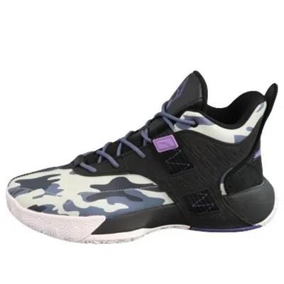 ANTA ANTA Basketball Series Sneakers Mid 'Black Grey Purple'