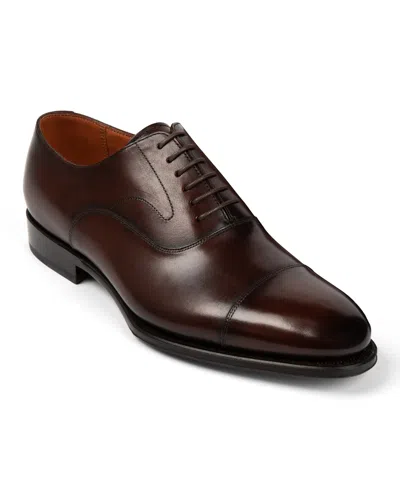 ANTHONY VEER MEN'S REGENT CAP TOE LEATHER OXFORD DRESS SHOES