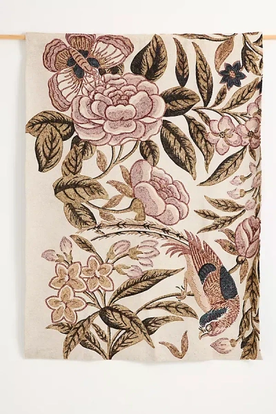 ANTHROPOLOGIE CALIOPE BIRD WOVEN TAPESTRY