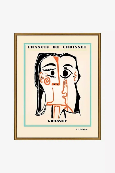 ANTHROPOLOGIE FRANCIS DE CROISSET VINTAGE FRENCH POSTER WALL ART