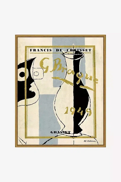 ANTHROPOLOGIE G BRAQUE VINTAGE FRENCH POSTER WALL ART