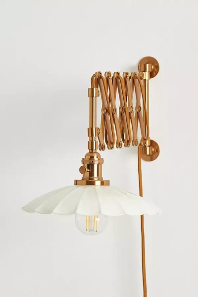 ANTHROPOLOGIE GRETA ACCORDION SCONCE