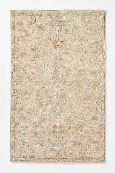ANTHROPOLOGIE NEDDA HAND-KNOTTED WOOL BLEND RUG