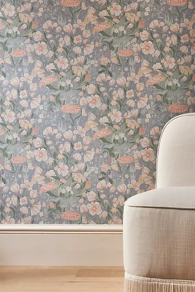 ANTHROPOLOGIE HAVA MEADOW FLORAL WALLPAPER
