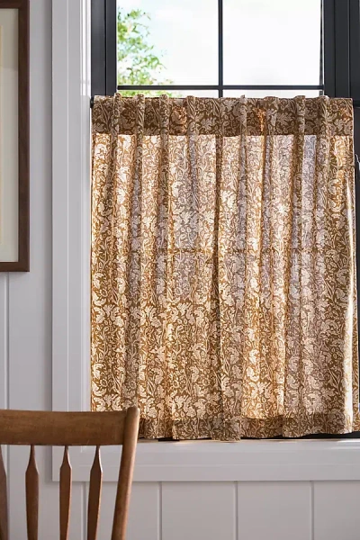 ANTHROPOLOGIE HYACINTH PRINTED CAFÉ CURTAINS, SET OF 2