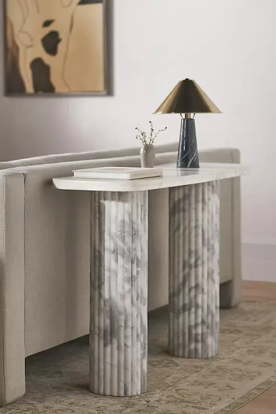 ANTHROPOLOGIE KANTA RECTANGULAR 48" MARBLE CONSOLE