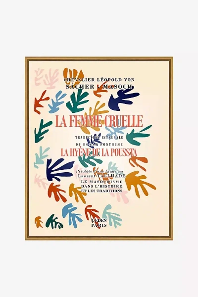 ANTHROPOLOGIE LA FEMME CRUELLE VINTAGE FRENCH POSTER