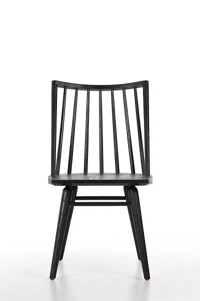 ANTHROPOLOGIE LEWIS WINDSOR OAK DINING CHAIR