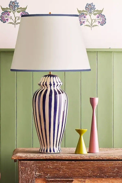 ANTHROPOLOGIE THE LOTTIE CERAMIC TABLE LAMP