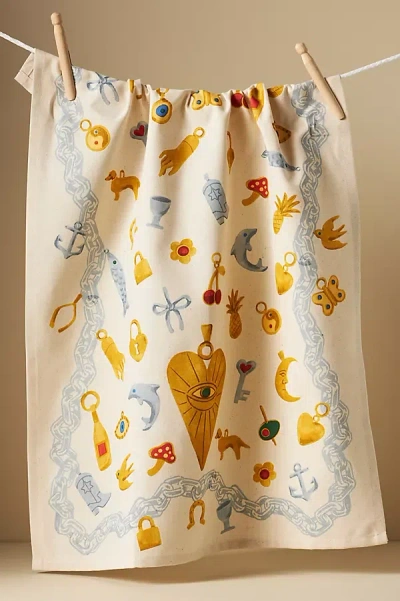 ANTHROPOLOGIE LUCKY CHARM DISH TOWEL