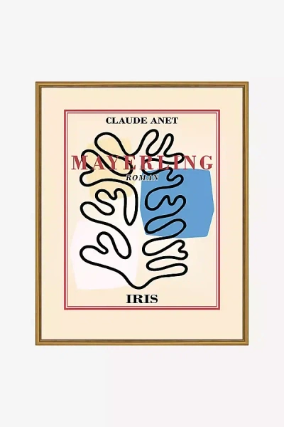 ANTHROPOLOGIE MAYERLING VINTAGE FRENCH POSTER WALL ART