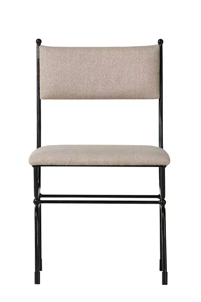 ANTHROPOLOGIE POSTA LINEN DINING CHAIR