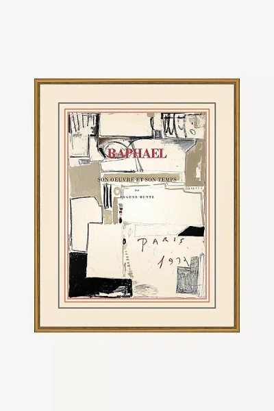 ANTHROPOLOGIE RAPHAEL PARIS VINTAGE FRENCH POSTER WALL ART