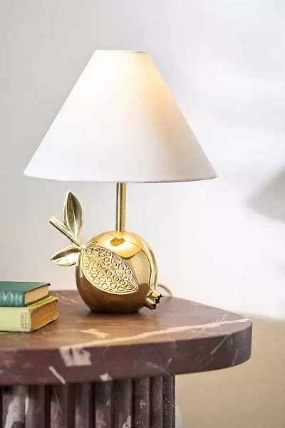 ANTHROPOLOGIE THE ICON TABLE LAMP: POMEGRANATE EDITION