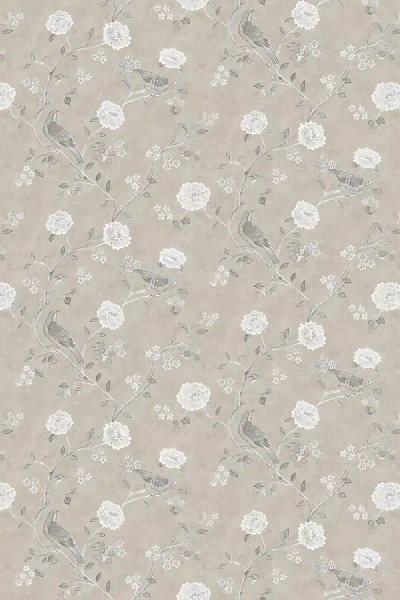 ANTHROPOLOGIE WELLESLEY CHINOISERIE FLORAL WALLPAPER