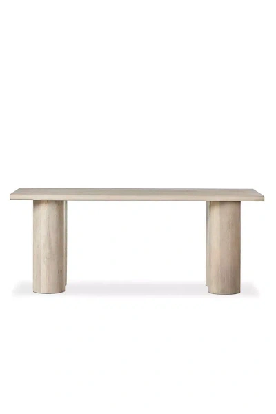 ANTHROPOLOGIE WILMER BLEACHED SPALTED OAK DESK