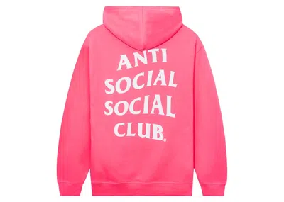 ANTI SOCIAL CLUB MEN'S ANTI SOCIAL CLUB MIND GAMES HOODIE IN PINK
