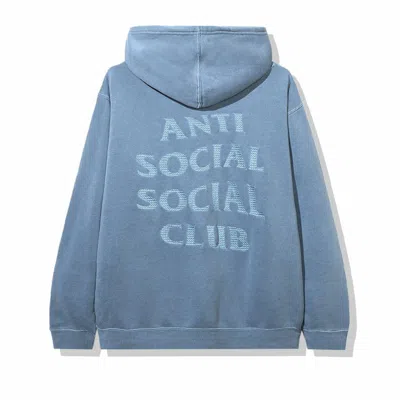 ANTI SOCIAL CLUB MEN'S ANTI SOCIAL CLUB TONE DEAF HOODIE IN BLUE