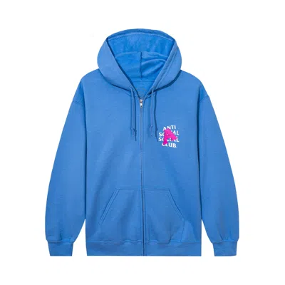 ANTI SOCIAL SOCIAL CLUB ANTI SOCIAL SOCIAL CLUB A IS FOR ZIP HOODIE 'BLUE'