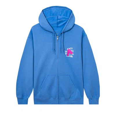 ANTI SOCIAL SOCIAL CLUB ANTI SOCIAL SOCIAL CLUB A IS FOR ZIP HOODIE 'BLUE'