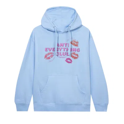 ANTI SOCIAL SOCIAL CLUB ANTI SOCIAL SOCIAL CLUB ANTI EVERYTHING CLUB <3 HOODIE 'BLUE'